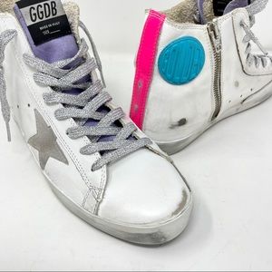Golden Goose Women Sneakers Francy White Leather EU 39 US 9